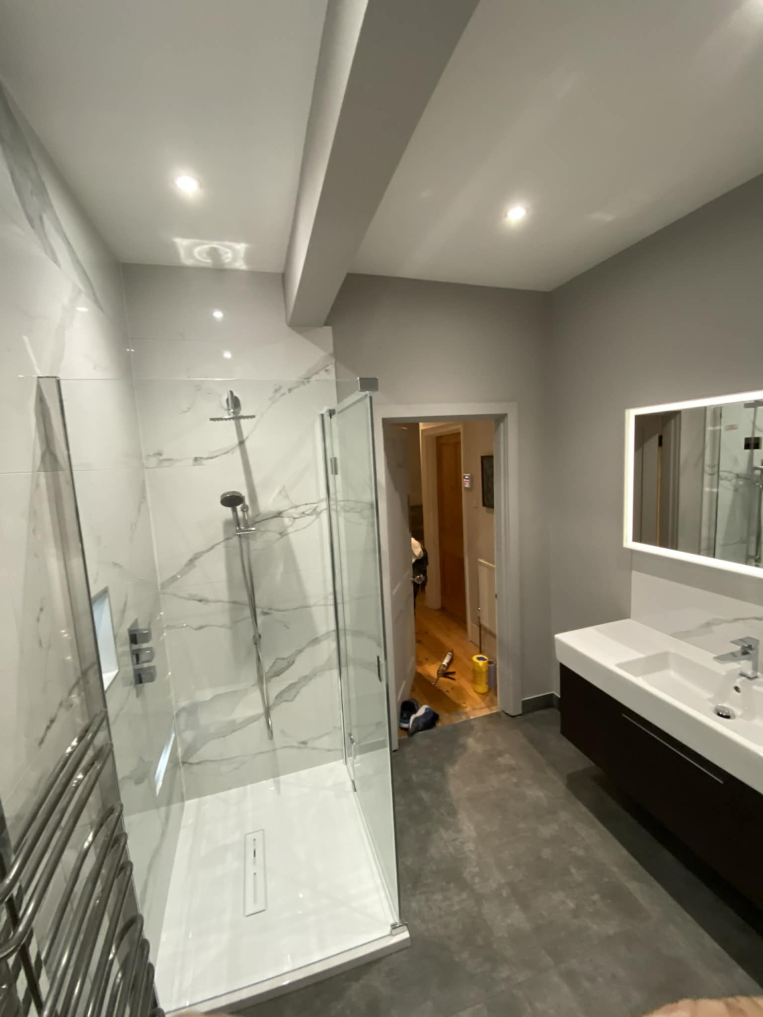 Full Refurbishment with Underfloor Heating & Large Format Tiles — After