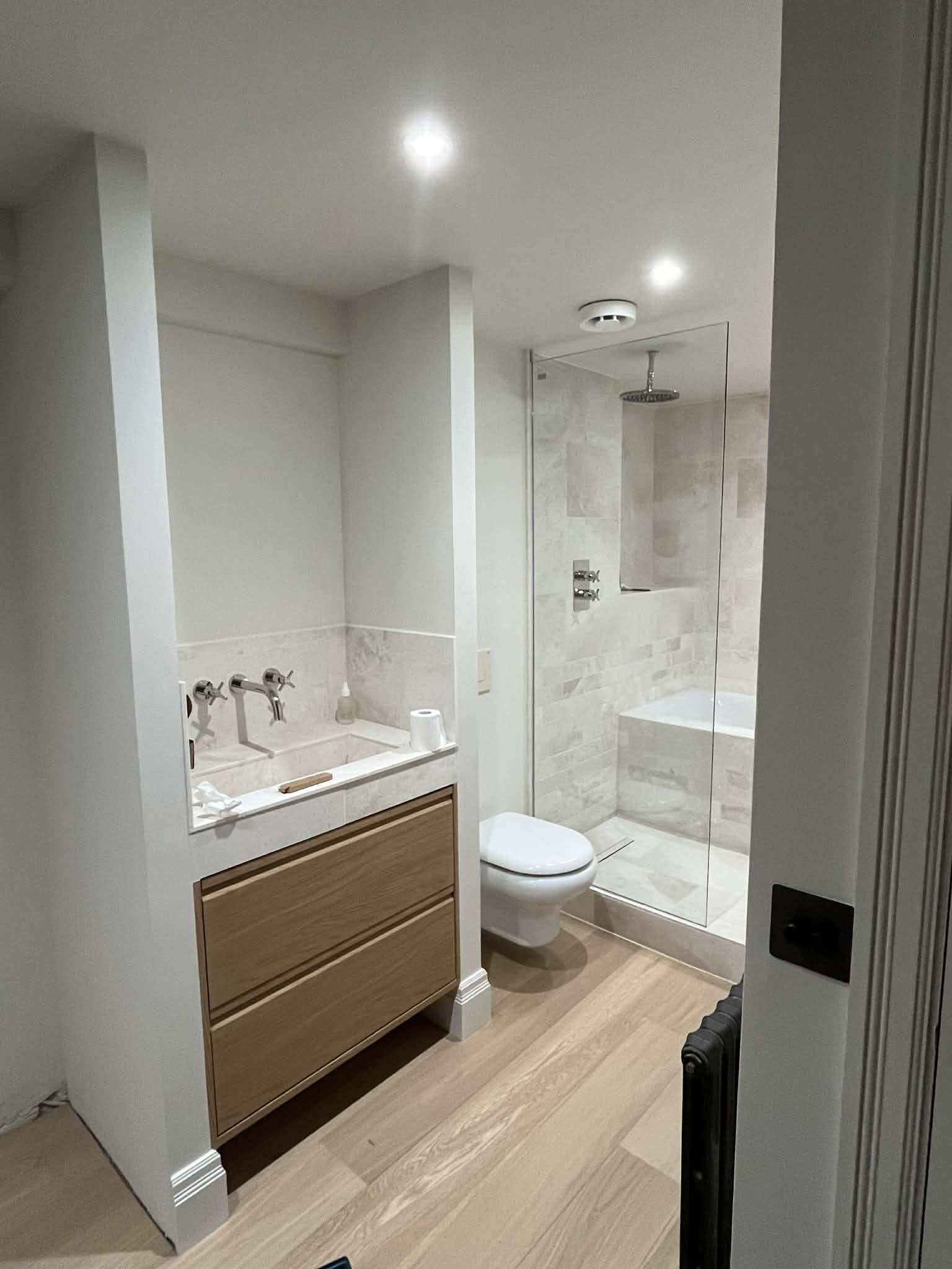 Personalised Marble En-Suite — Full Build — After