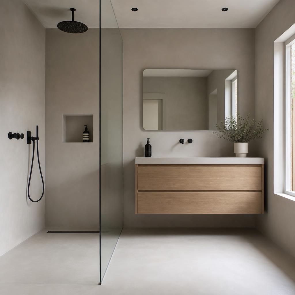Grey microcement